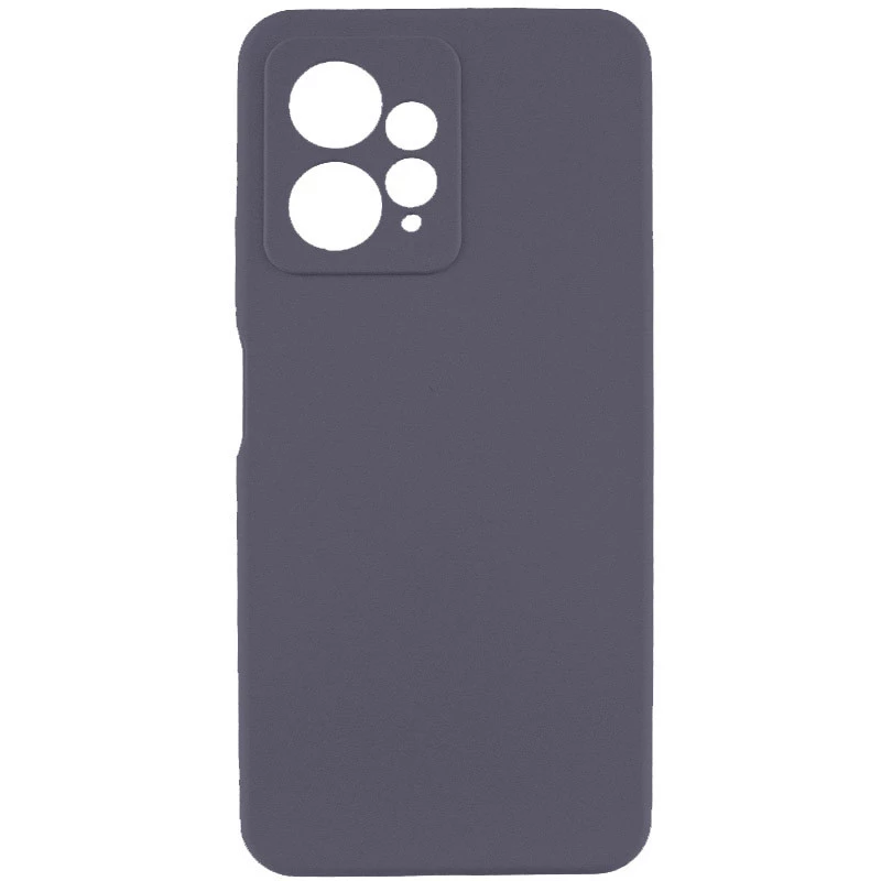 

Чехол Silicone Case Lakshmi Premium L с закрытой камерой для Xiaomi Redmi Note 12 4G (Серый / Dark Gray), Сірий / dark gray