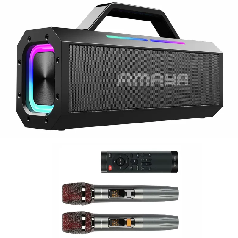 Bluetooth Колонка Amaya ASP-150 Two-person 150W + два мікрофона фото 2 з 2