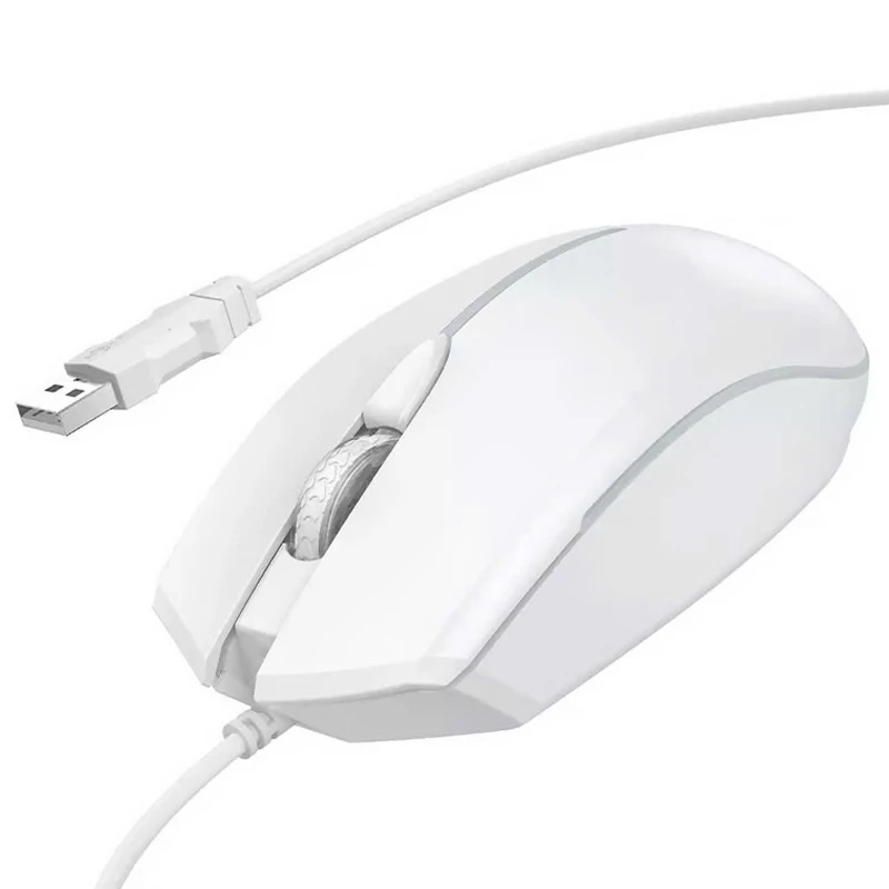 Миша Hoco GM37 Wonderful Gaming Luminous – White. Фото 1 з 3