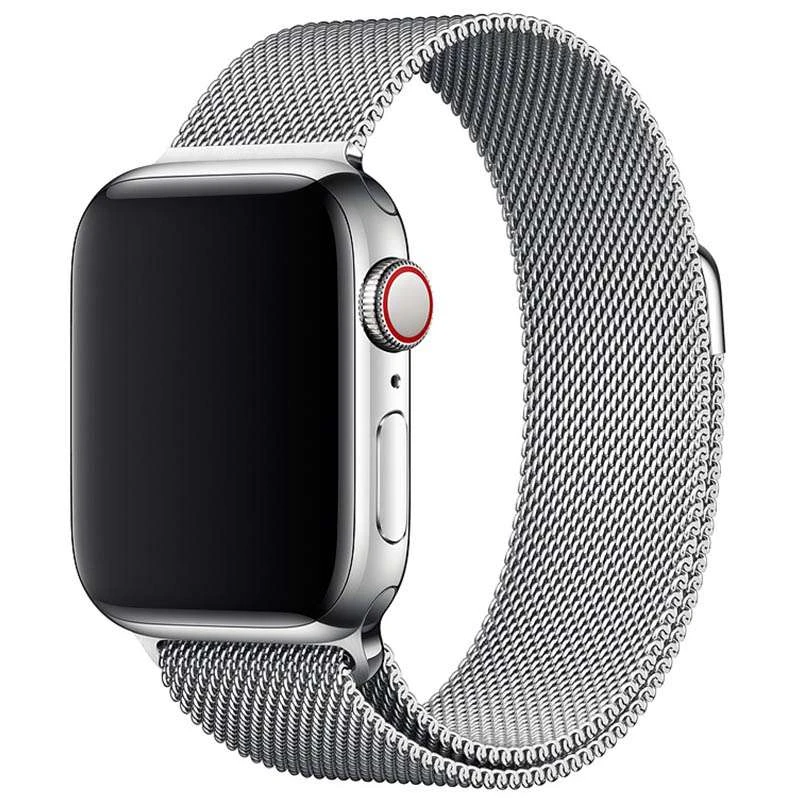 

Ремешок Milanese Loop Design для Apple watch 38mm/40mm (Серебряный), Срібний