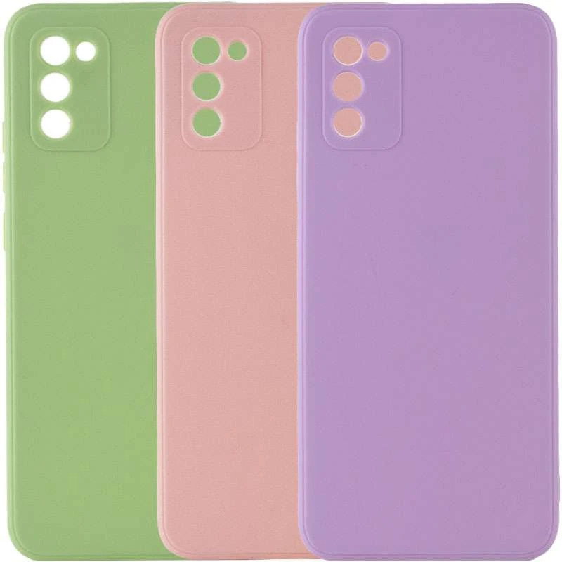 

Кольоровий силіконовий чохол із захистом камери на Samsung Galaxy A02s