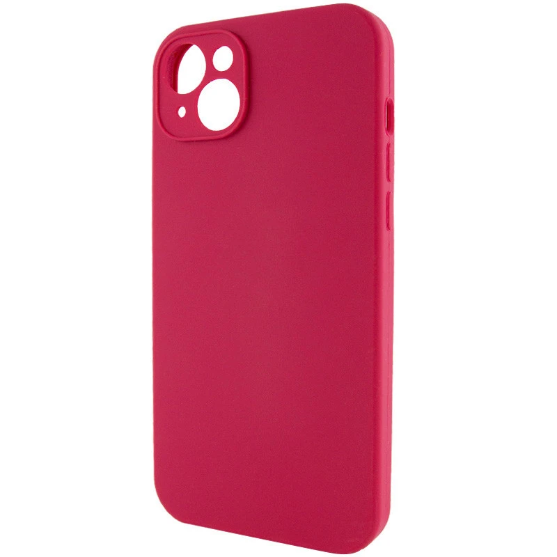 Чохол Silk Full Camera Protective (AA) NO LOGO для Apple iPhone 13 (6.1") – Червоний / Rose Red. Фото 3 з 6