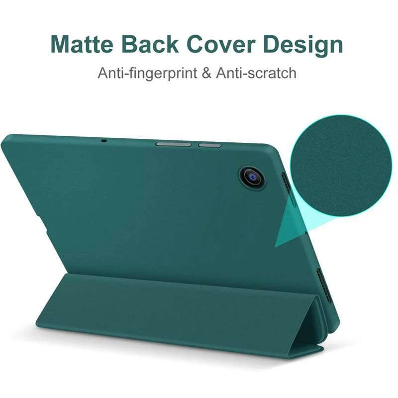 Чохол-книжка з роз'ємом для стилуса на Samsung Galaxy Tab A8 10.5" (2021) – Зелений / Pine green. Фото 2 з 9