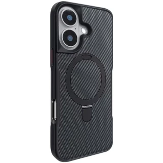 Цветной TPU+PC с металлическими кнопками, кольцом и MagSafe для Apple iPhone 16e (6.1") фото 1 из 2