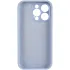 Чехол Silk Full Camera (AA) NO LOGO with Magnetic Fit для Apple iPhone 16 Pro Max – Голубой / Lilac Blue. Фото 4 из 6
