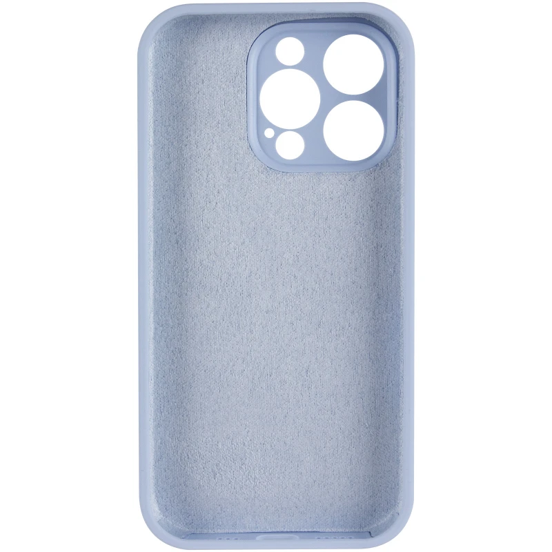 Чехол Silk Full Camera Protective (AA) NO LOGO для Apple iPhone 15 Pro Max (6.7") – Голубой / Lilac Blue. Фото 4 из 12
