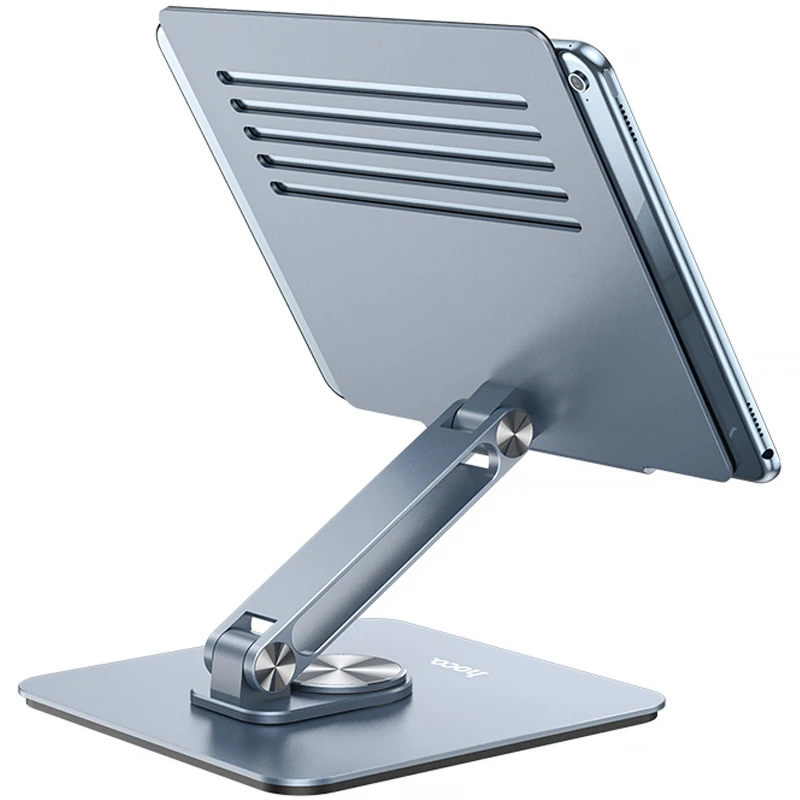 Подставка настольная Hoco PH52 Plus Might metal rotating – Metal gray. Фото 5 из 6