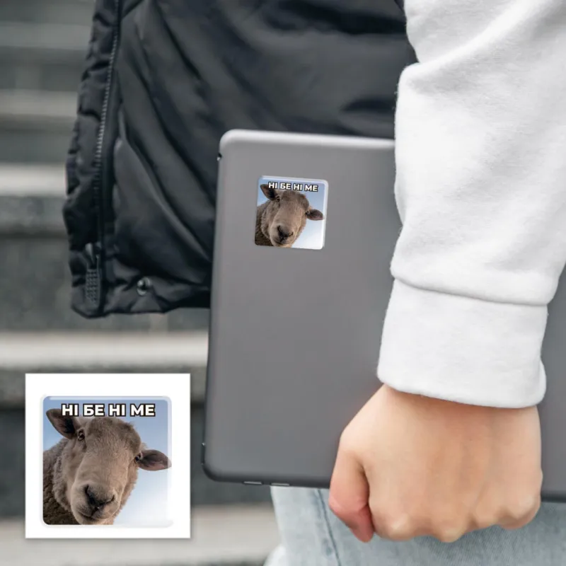 Стікер 3D до 5см Animal Collection – Ні бе ні ме. Фото 4 з 4