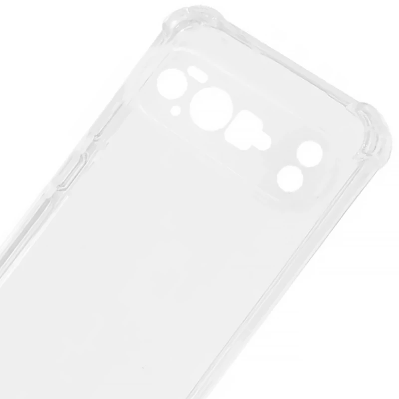 Силіконовий чохол з критими бортами на Google Pixel 10 Pro XL – Безбарвний (прозорий). Фото 4 з 4