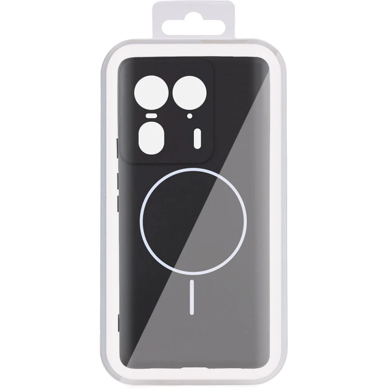Чохол Silicone Cover Lakshmi Full Camera (AA) with Magnetic Fit для Motorola Edge 50 Ultra – Чорний / Black. Фото 6 з 7