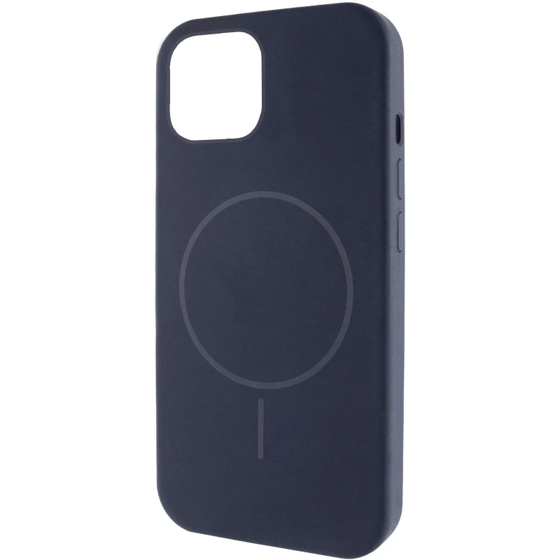 Чохол Silk Full Protective (AA) NO LOGO with Magnetic Fit для Apple iPhone 11 (6.1") – Темно-синій / Midnight blue. Фото 2 з 9