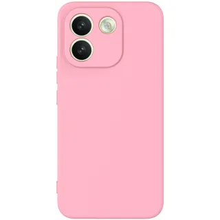 Цветной силиконовый чехол GETMAN с закрытой камерой на Xiaomi Redmi Note 17 Pro Max — Розовый / Pink