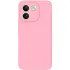 Цветной силиконовый чехол GETMAN с закрытой камерой на Xiaomi Redmi Note 17 Pro Max – Розовый / Pink. Фото 1 из 1