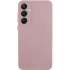 Кольоровий силіконовий чохол GETMAN із закритою камерою для Samsung Galaxy S24+ – Рожевий / Pink Sand. Фото 1 з 7