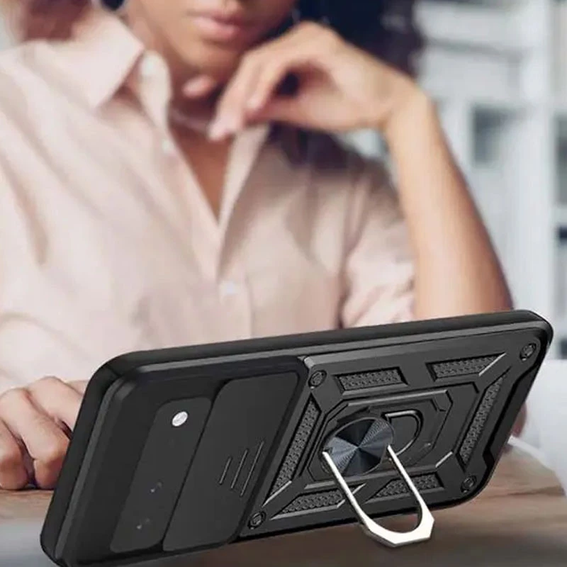 Протиударний чохол Serge Ring з захистом камери на Google Pixel 6 – Чорний. Фото 5 з 6