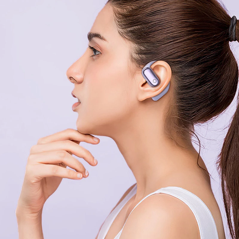 Бездротові TWS навушники Hoco EA6 Melody – Purple. Фото 3 з 4