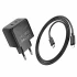 МЗП Hoco CS16A Wish PD20W (1USB-C/1L) + кабель Type-C to Lightning – Black. Фото 5 з 7