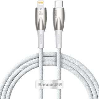 Дата кабель Baseus Glimmer Series Fast Charging Data Cable Type-C to Lightning 20W 1m (CADH00000) фото 1 из 5