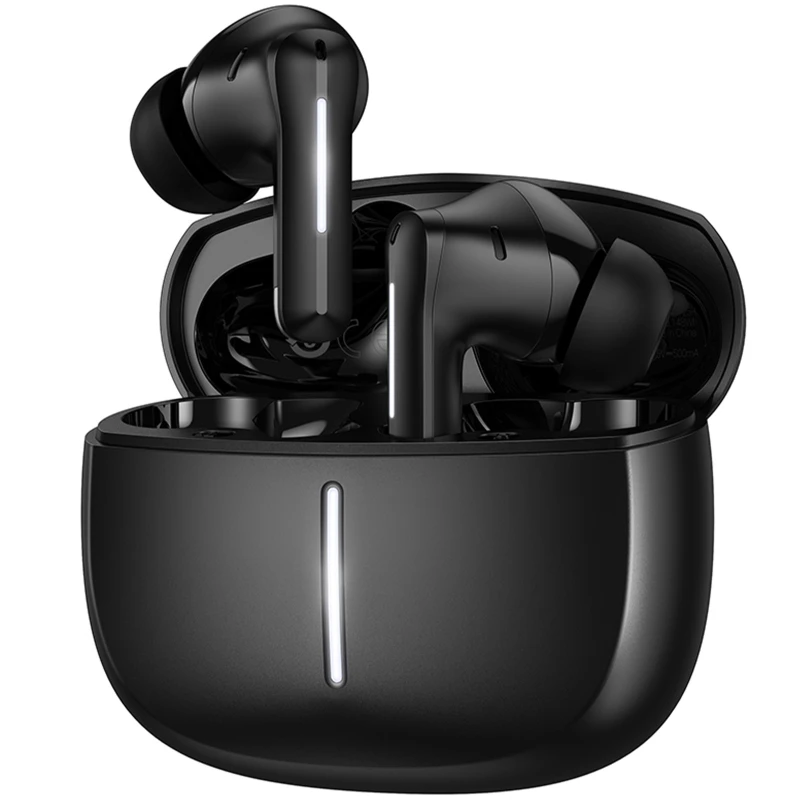 Бездротові TWS навушники Hoco EQ34 Plus Rima ANC (App) – Black. Фото 2 з 4
