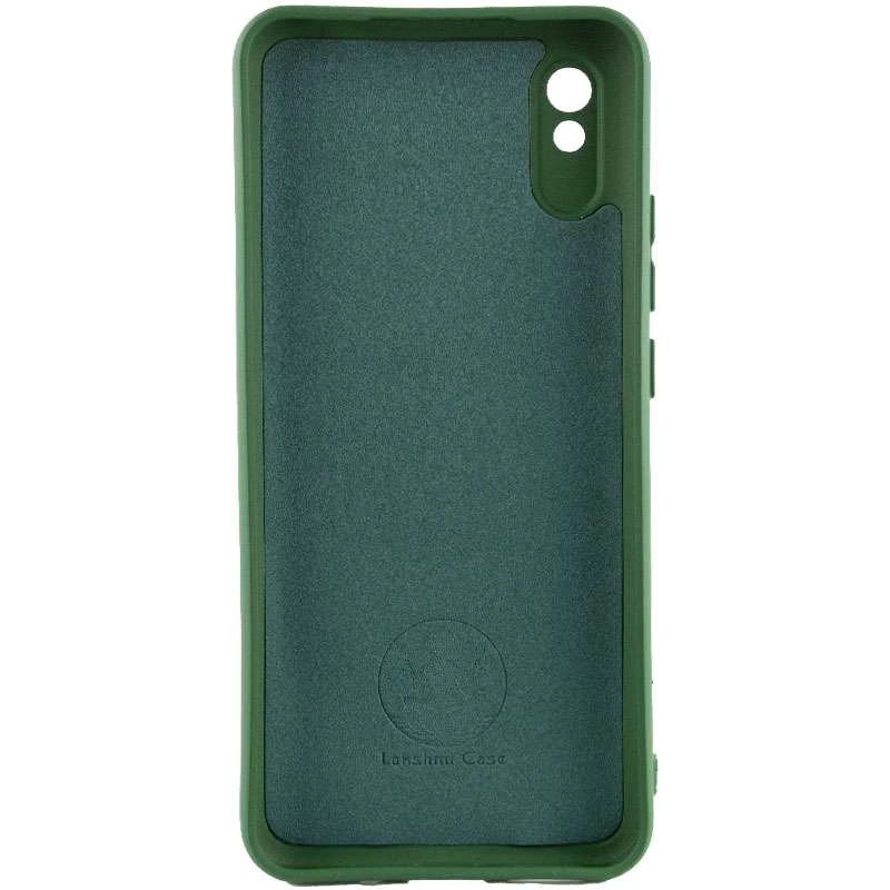 Чохол Silicone Case Lakshmi з закритою камерою на Xiaomi Redmi 9A – Зелений / Dark green. Фото 2 з 4