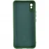 Чохол Silicone Case Lakshmi з закритою камерою на Xiaomi Redmi 9A – Зелений / Dark green. Фото 2 з 4