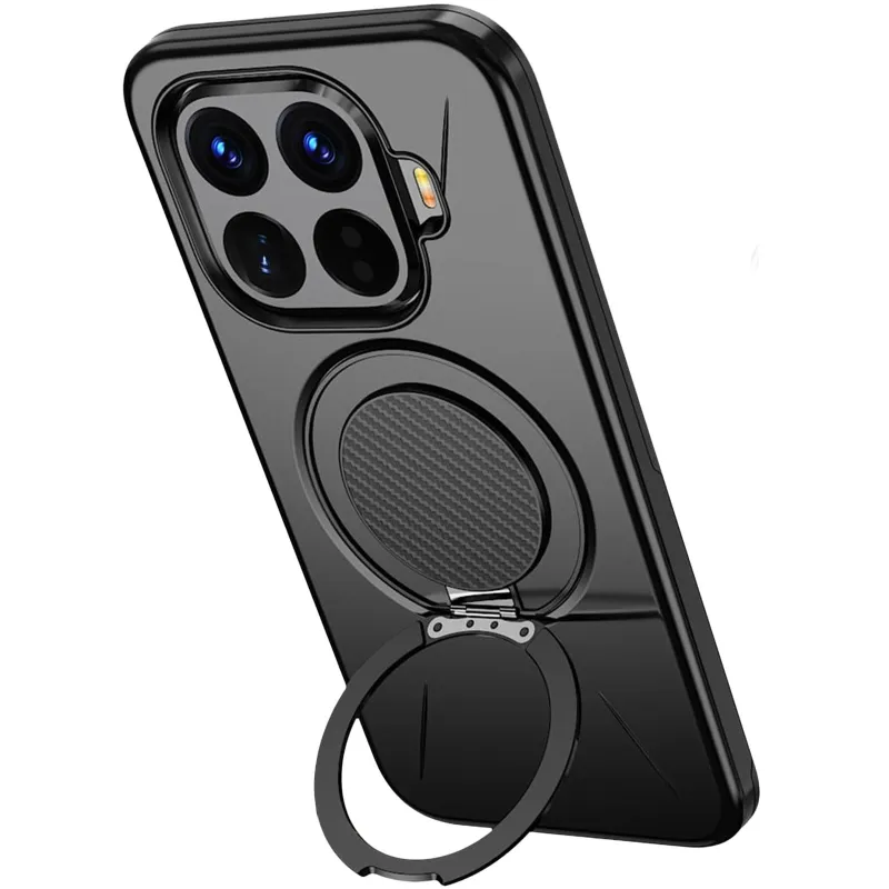TPU+PC чохол Kalebol Magnetic Case для Xiaomi 15T Pro – Black. Фото 3 з 3
