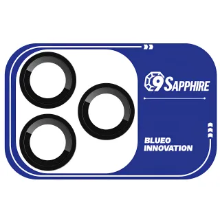 Захисне скло BlueO Sapphire на камеру для Apple iPhone 18 Pro — Чорний / Black