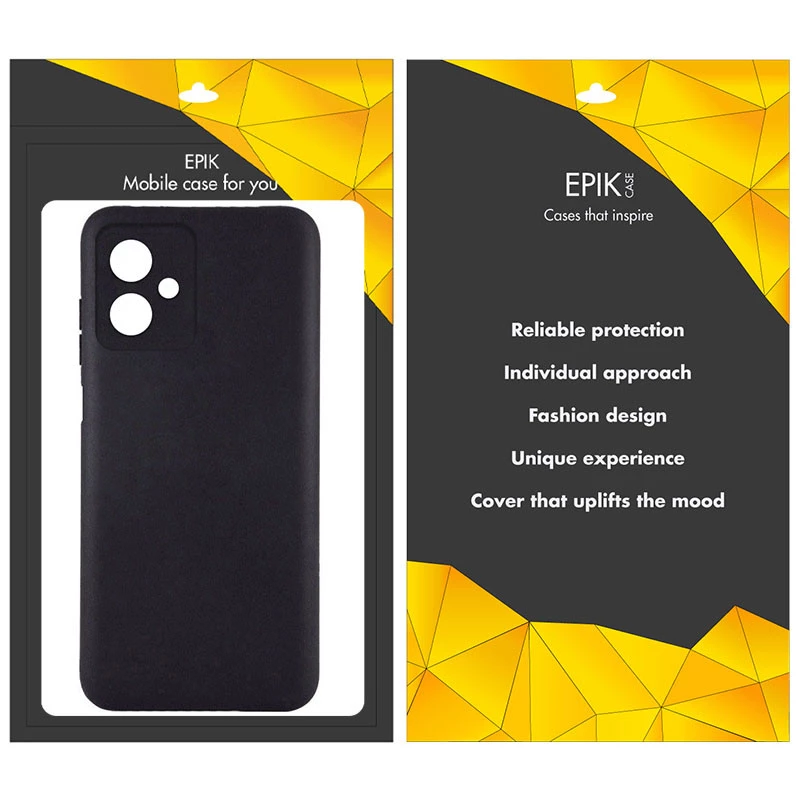 Чорний силіконовий чохол Epik із захистом камери на Motorola Moto G54 – Чорний. Фото 2 Чорний силіконовий чохол Epik із захистом камери на Motorola Moto G54 – Чорний. Фото 2 з 2