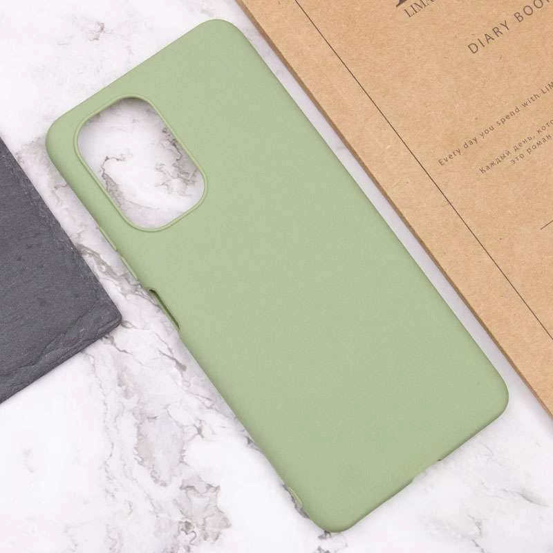 Кольоровий силіконовий чохол на Xiaomi Redmi K40 / K40 Pro / K40 Pro+ / Poco F3 – Фісташковий. Фото 7 з 8