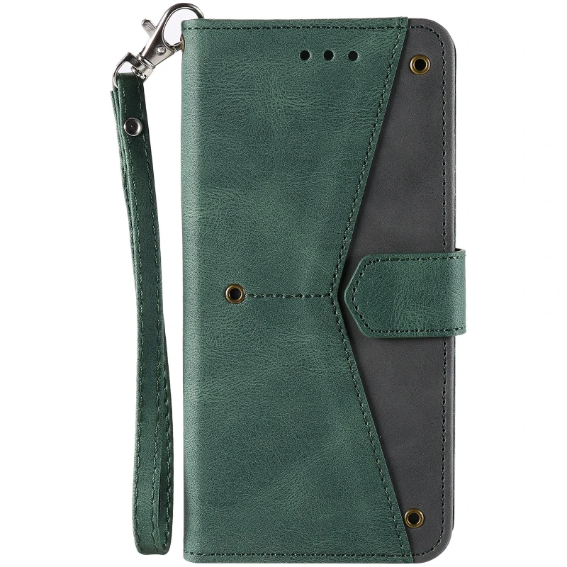 Шкіряний чохол-книжка Maverick Cover для Samsung Galaxy S26+ – Green. Фото 1 з 5