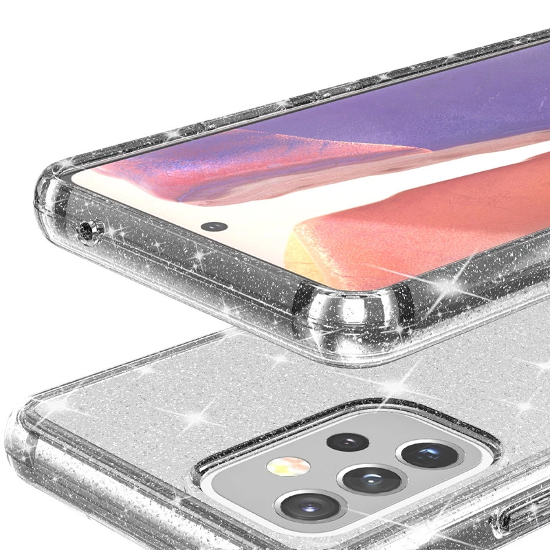Блестящий силиконовый чехол на Samsung Galaxy A53 5G – Clear. Фото 4 Блестящий силиконовый чехол на Samsung Galaxy A53 5G – Clear. Фото 4 из 6