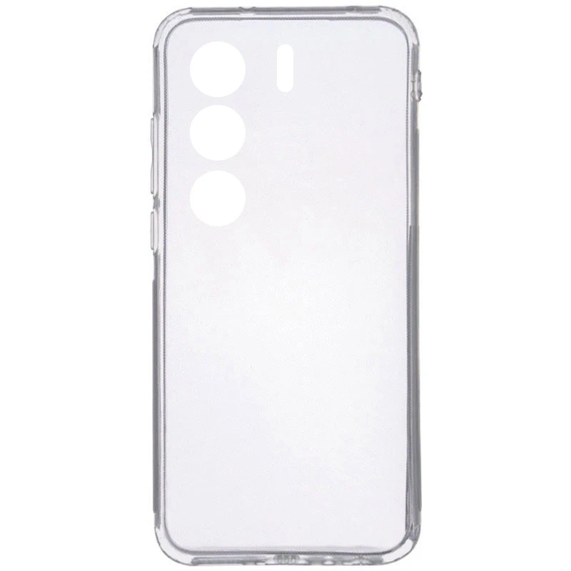 Ультратонкий силіконовий чохол 1,5 мм з захистом камери на Tecno Camon 40 Pro – Безбарвний (прозорий). Фото 1 з 1