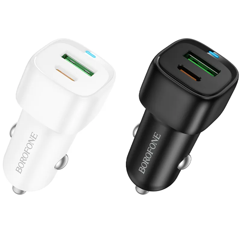 АЗП Borofone BZ34B Cloud PD20W+QC3.0 total 38W (1USB-A/1C) фото 1 з 1