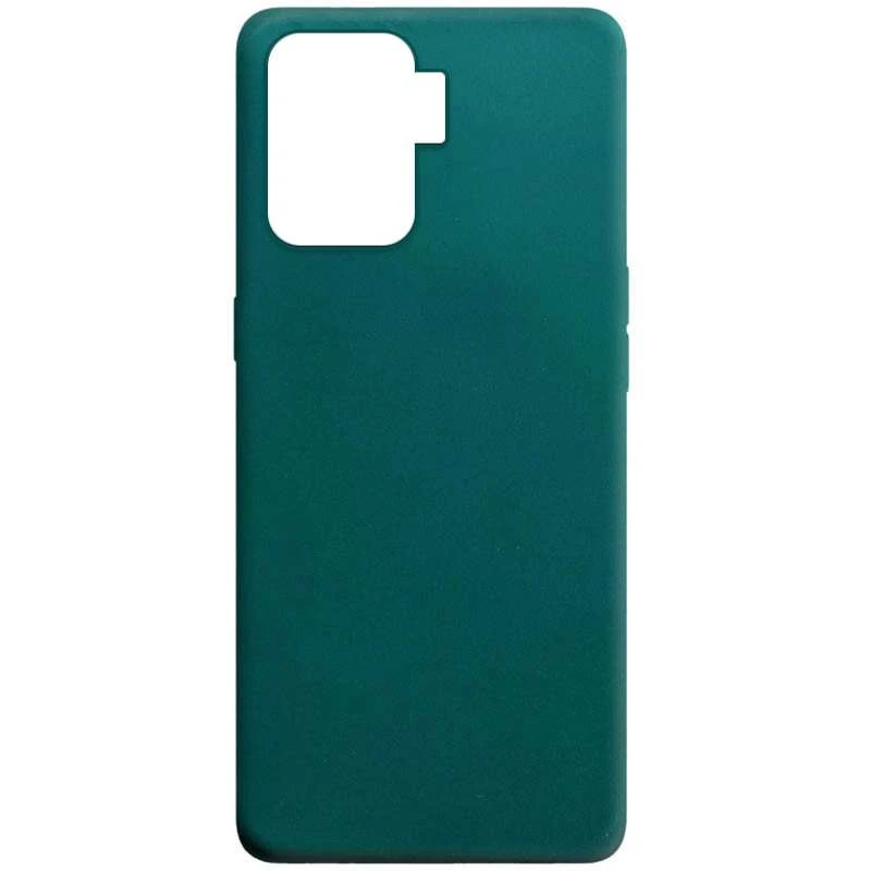 

Кольоровий силіконовий чохол на Oppo Reno 5 Lite (Зелений / Forest green)