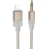 Аудио кабель Aux Hoco UPA32A Clever digital (Lightning to AUX 3.5mm) (1m) – Gold. Фото 1 из 4