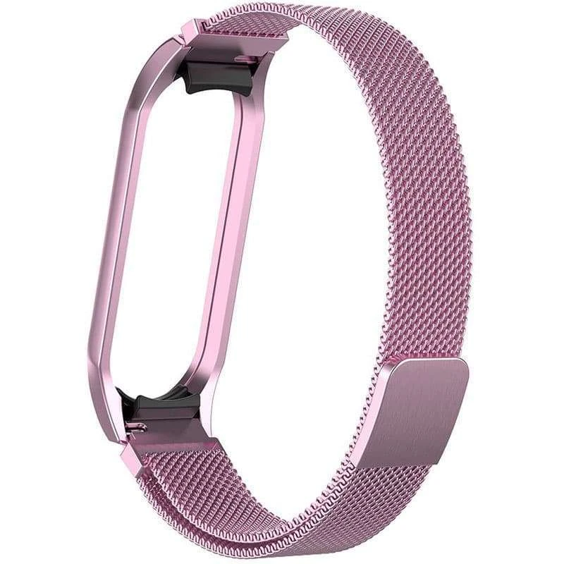 

Ремінець Milanese Loop Design для Xiaomi Mi Band 3/4 (Rose Pink)