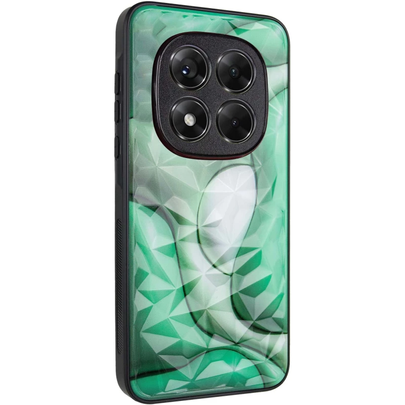TPU+PC чохол Prisma BubbleGum для Xiaomi Redmi Note 14 4G (Int. version) – 3D Green. Фото 1 з 5