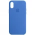Чохол Silicone Case з закритим низом на Apple iPhone XS (5.8") – Синій / Capri Blue. Фото 1 з 1