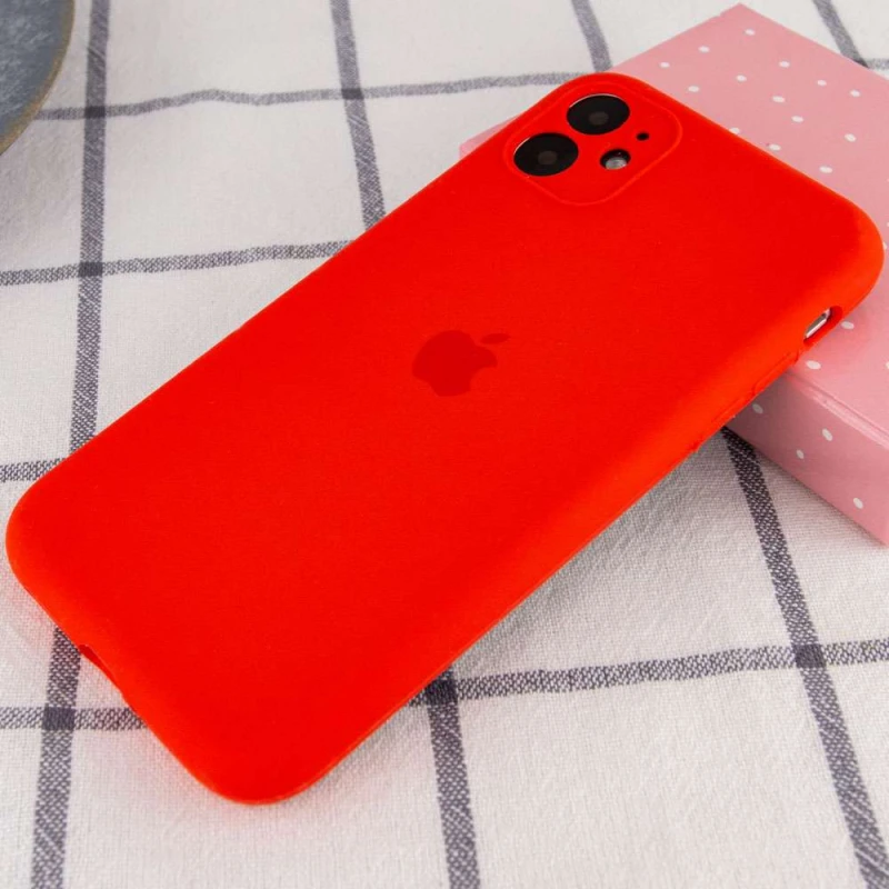 Чохол Silicone Case з захистом камери на Apple iPhone 11 (6.1") – Червоний / Red. Фото 2 з 3