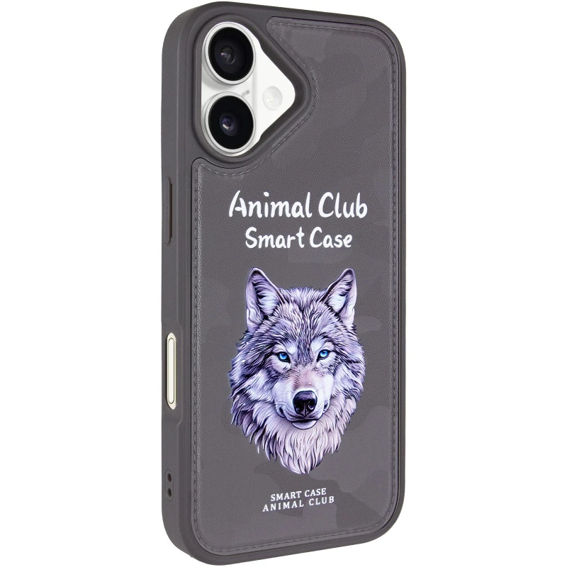 TPU+PC чехол Animal Club для Apple iPhone 17 (6.3") – Titanium Gray. Фото 2 из 6