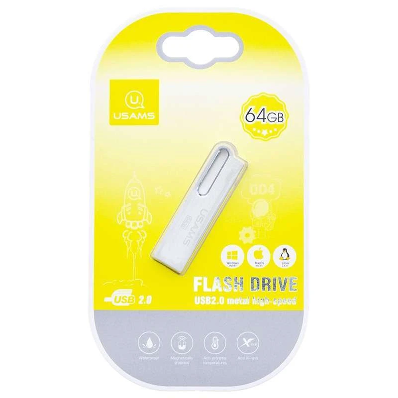 

Флеш накопичувач USAMS US-ZB099 64Gb Aluminum Alloy USB High Speed Flash