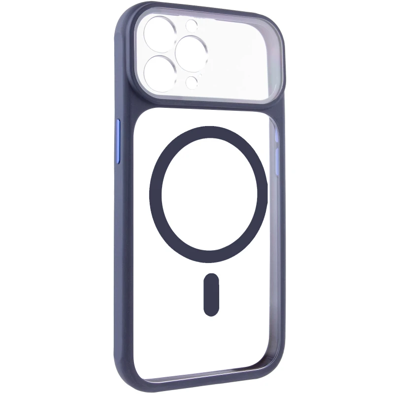 Чохол TPU GETMAN Moon Clear with MagSafe для Apple iPhone 12 Pro (6.1") – Blue. Фото 2 з 5