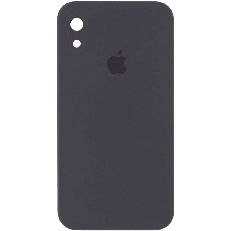 

Чехол Silicone Case Square с защитой камеры для Apple iPhone XR (6.1") (Серый / Dark Gray), Сірий / dark gray