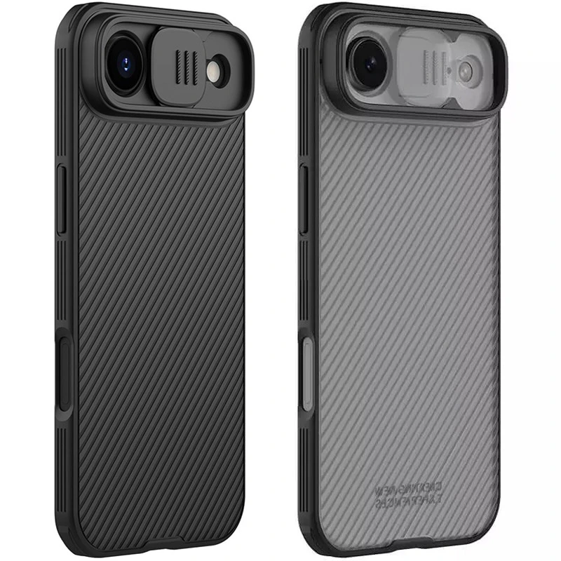 Карбоновая накладка Nillkin Pro со шторкой для камеры для Apple iPhone 17 Air (6.5") фото 2 из 3