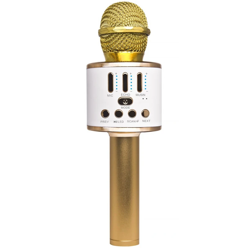 Караоке Микрофон-колонка Q88 – Golden. Фото 1 из 1