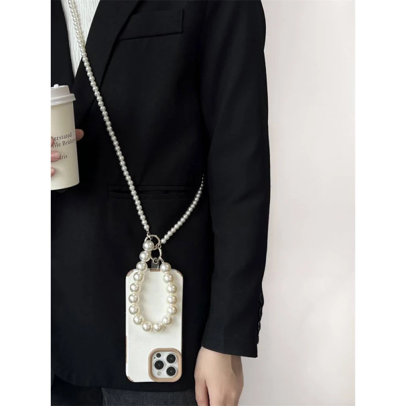 Шнурок Beads Pearl 2в1 120см – White. Фото 2 из 6