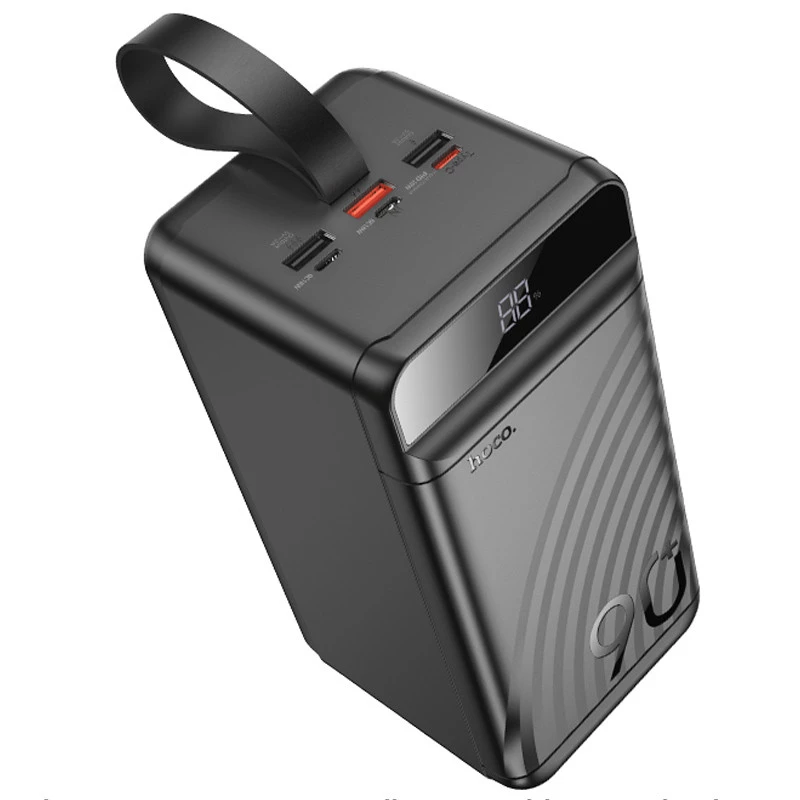 Портативний зарядний пристрій Power Bank Hoco J123D Element 22.5W+PD20W 90000 mAh – Black. Фото 5 з 8