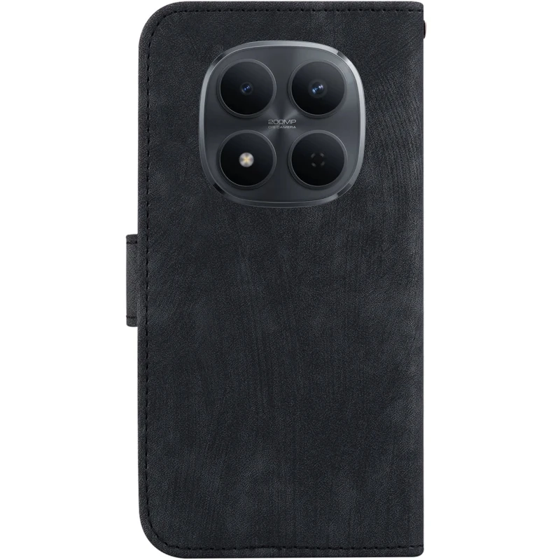 Кожаный чехол-книжка Cute Tiger для Xiaomi Redmi Note 15 Pro 5G – Black. Фото 3 из 5