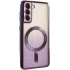Чохол з блискітками, захисними лінзами на камеру та MagSafe на Samsung Galaxy S21 FE – Фіолетовий / Deep Purple. Фото 2 з 11