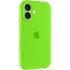 Чехол Silicone Case с защитой камеры для Apple iPhone 16 – Кислотный / Acid. Фото 4 из 5